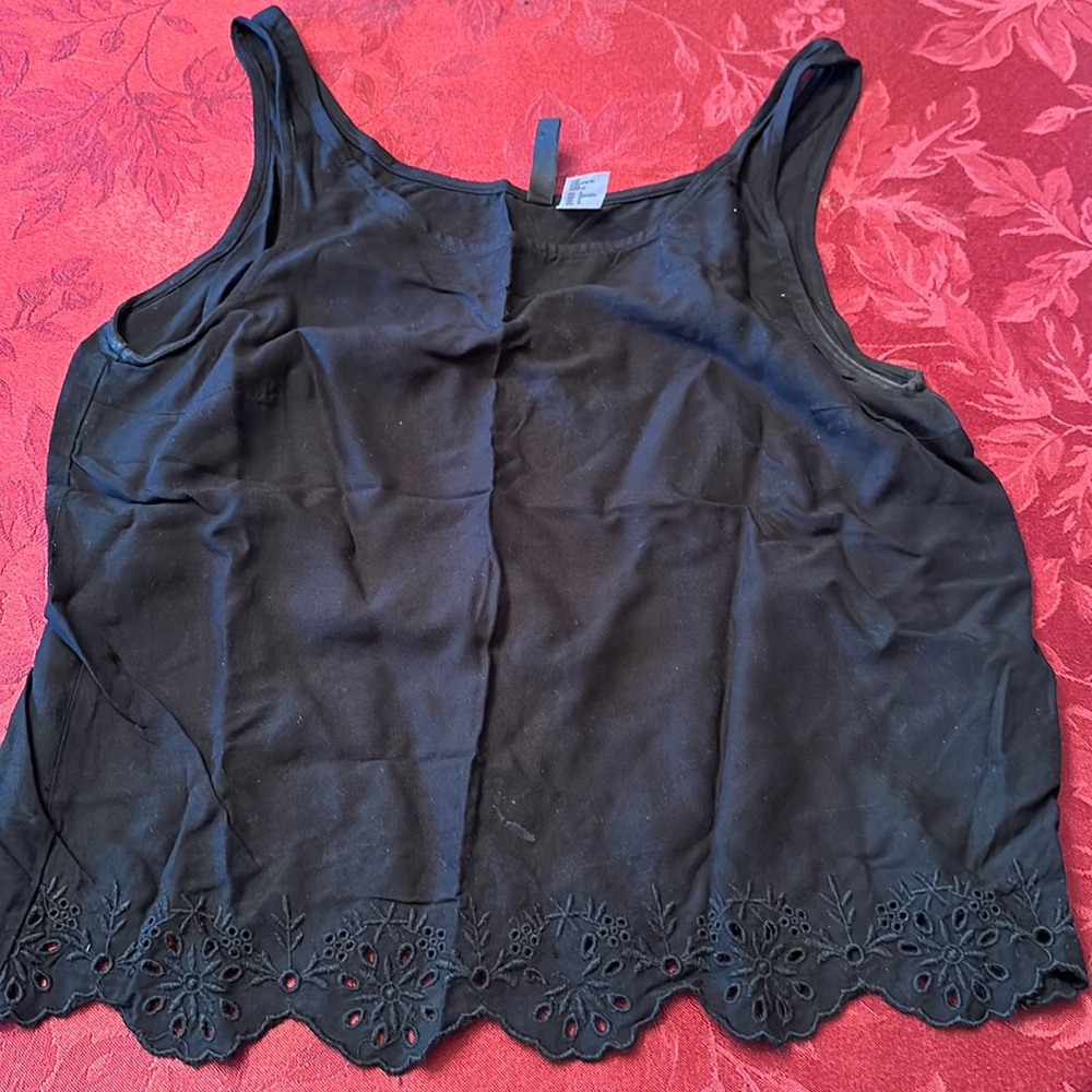 Light tank top black